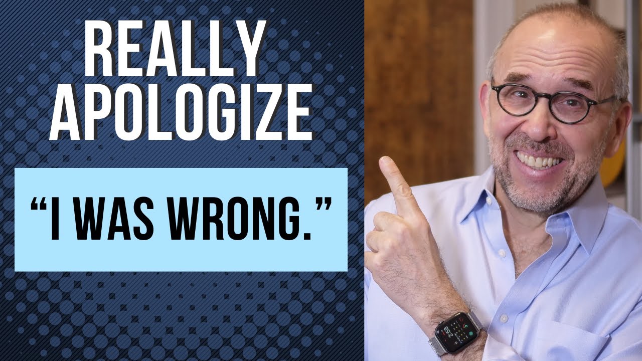 How to Repair Broken Relationships: Apologize Well