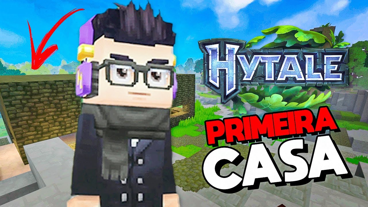 HYTALE - Fiz Minha PRIMEIRA CASA! Ficou Ruim?