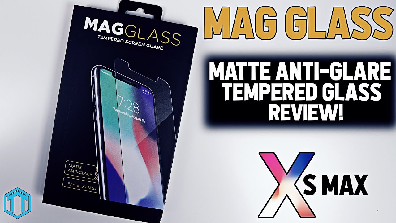 iPhone Xs Max MagGlass Matte Tempered Glass Screen Protector Review!