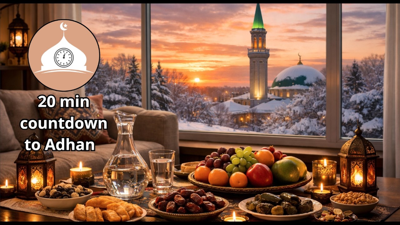 Winter Ramadan Iftar Ambience | Start this 20 minutes before Adhan in your city