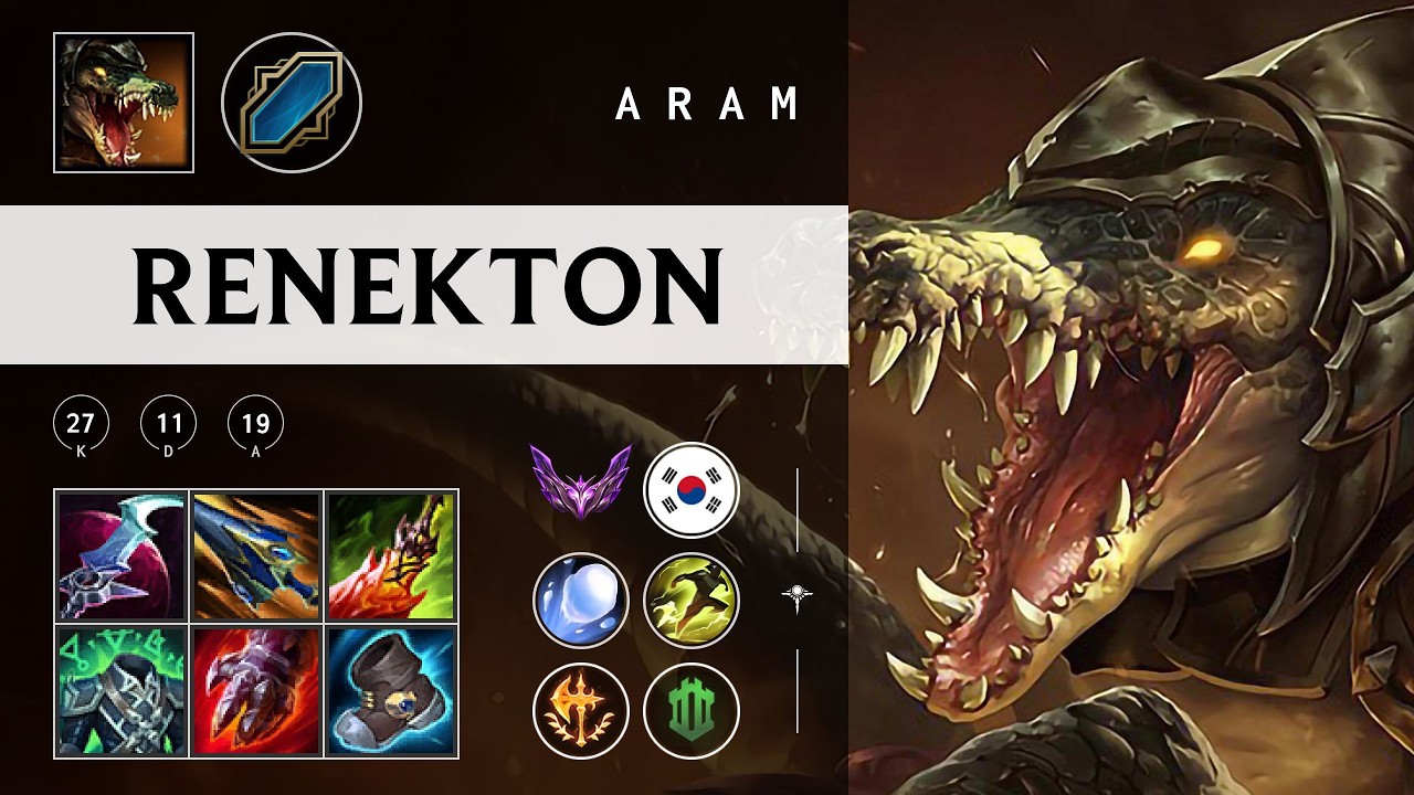Renekton ARAM - KR Master Patch 26.03