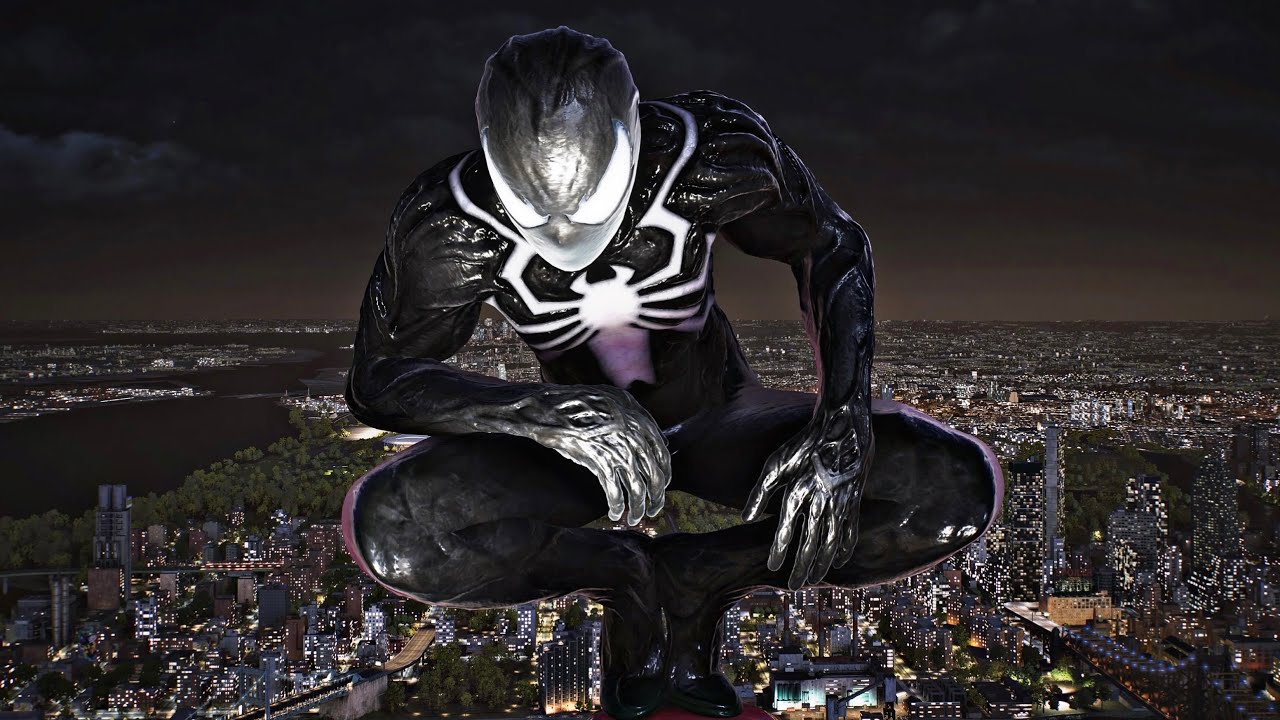 Spider-Man 2 PS5 Symbiote Suit (Aggressive Peter) Free Roam Gameplay