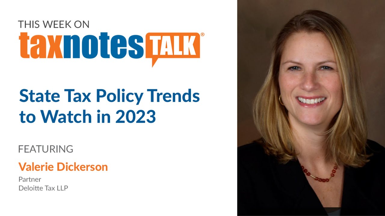 State Tax Policy Trends to Watch in 2023 (Audio Only)