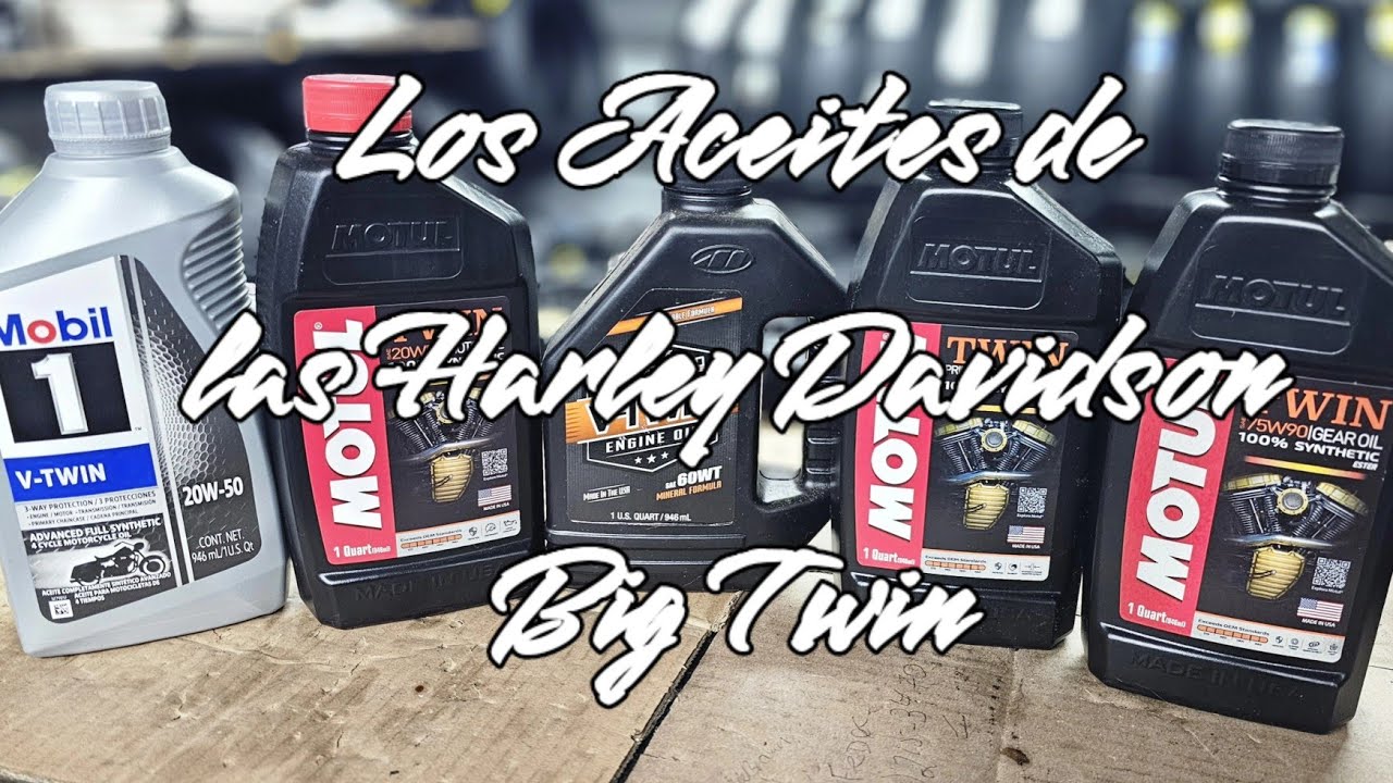Aceites en las Harley Davidson Big Twin