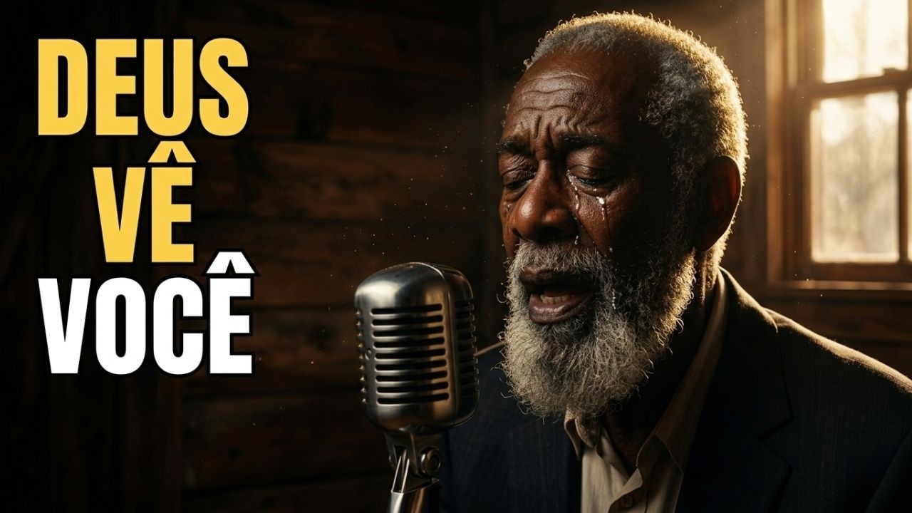 Para Quem Chora Sozinho Antes de Dormir, Deus Vê Você | Blues Gospel Noturno