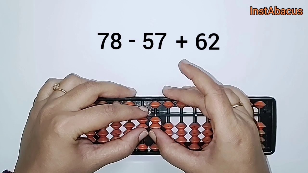 Simple Addition and Subtraction of Two digit Numbers (Part 2) | calculate using abacus | InstAbacus