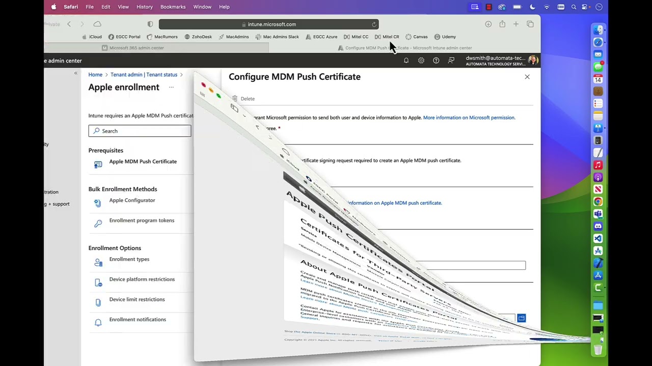 Configuring APNs for Microsoft Intune