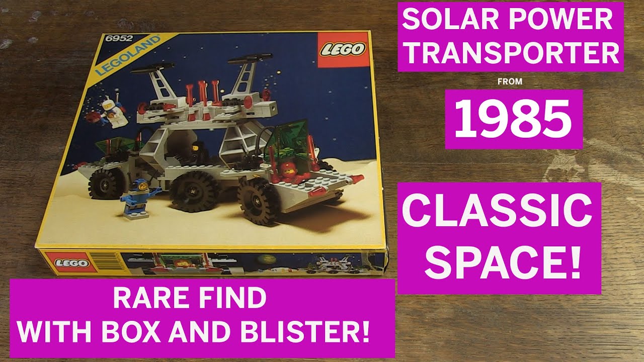 unbox, build and review of 6952 Solar Power Transporter from 1985! #lego  #legoland