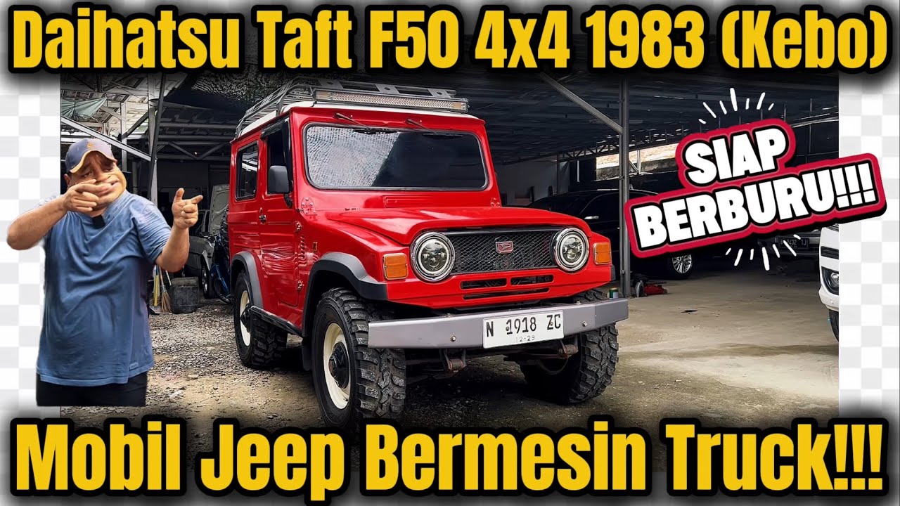 Daihatsu Taft F50 4x4 1983 (KEBO)‼️Mesin nya Truck Jadi Kuat Disegala Medan‼️Siap Berburu Nih Guys‼️