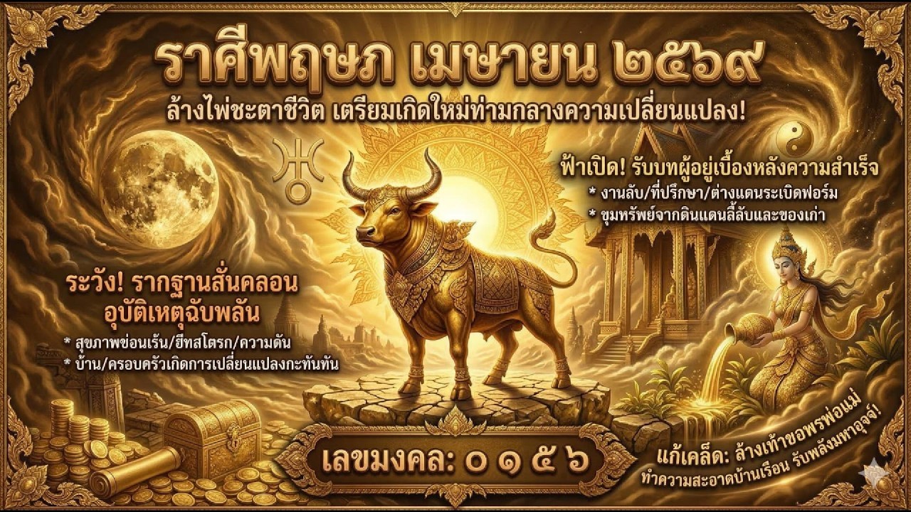 ♉ ดวงเมษายน 69! ชาวราศีพฤษภ 