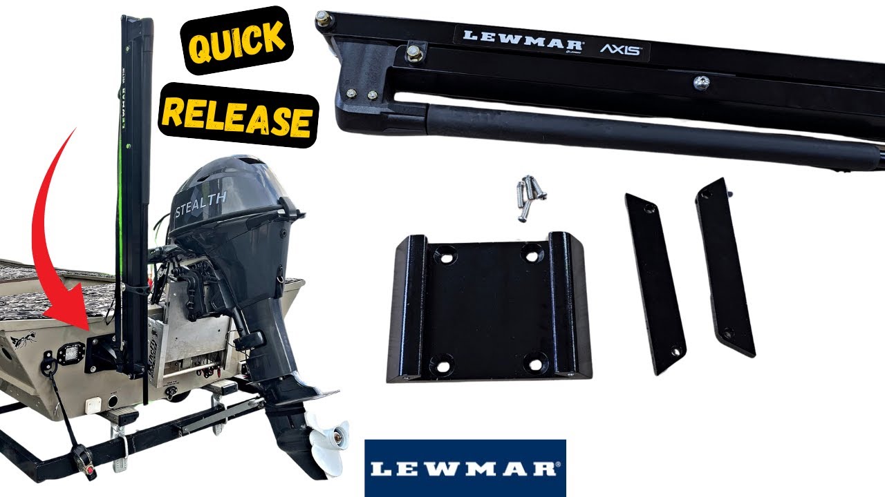 Lewmar Quick Release Mounting Bracket Install
