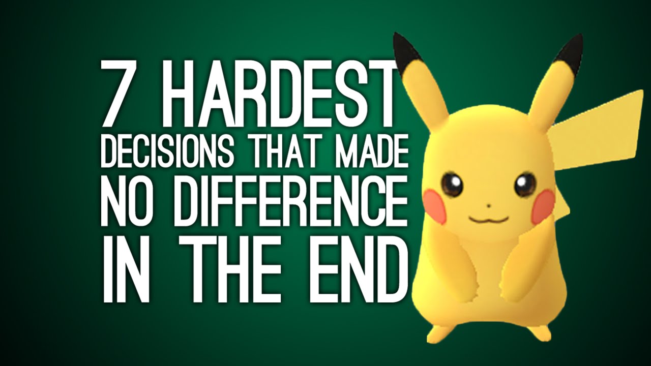 7 Hardest Decisions in Games That Made No Difference in the End