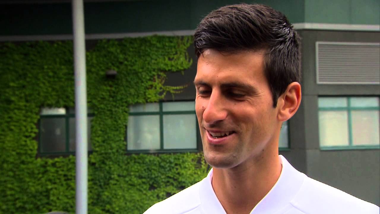 Novak Djokovic interviews for the job of Wimbledon Champion