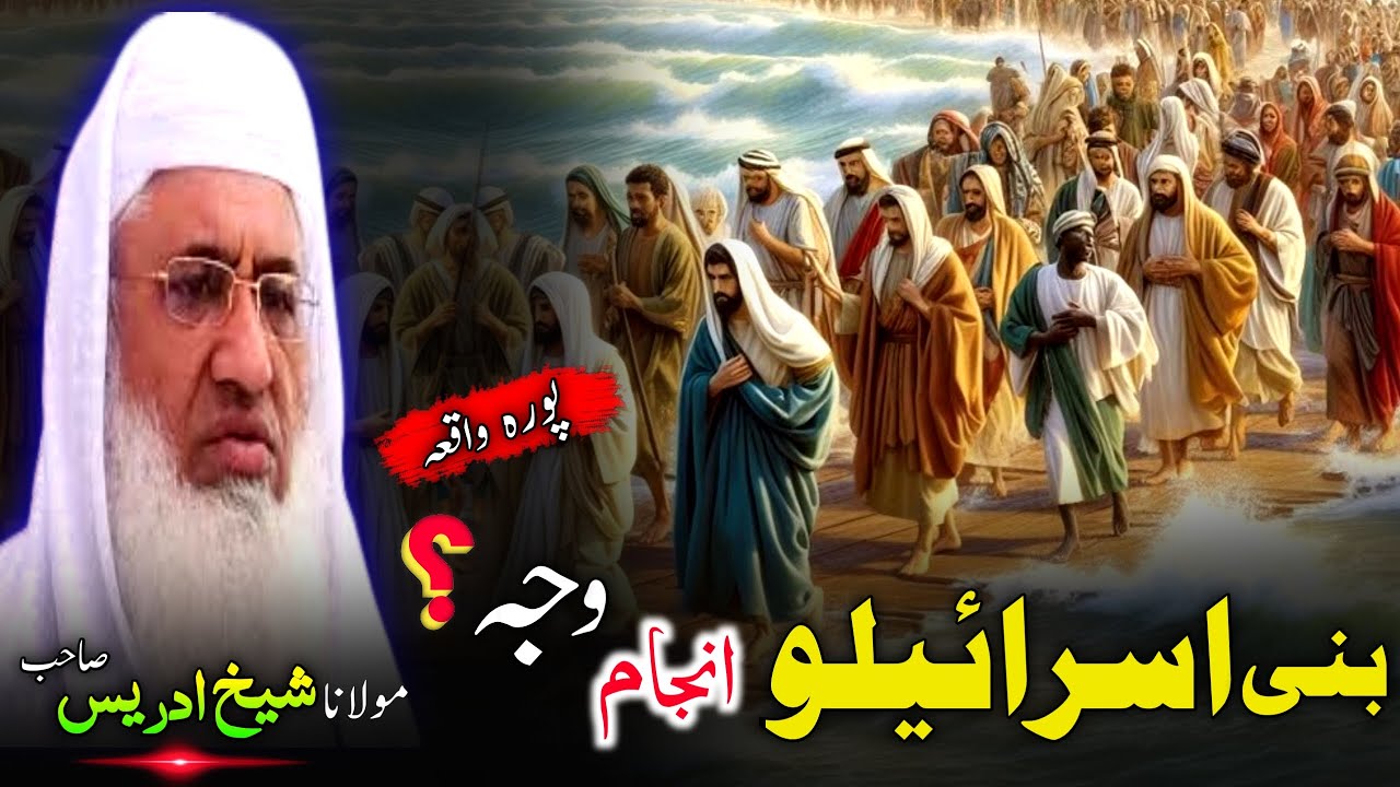 Pashto Bayan/Bani Israel anjam waja/Molana sheikh idrees Seb bayan/ بنی اسرائیل د انجام وجہ