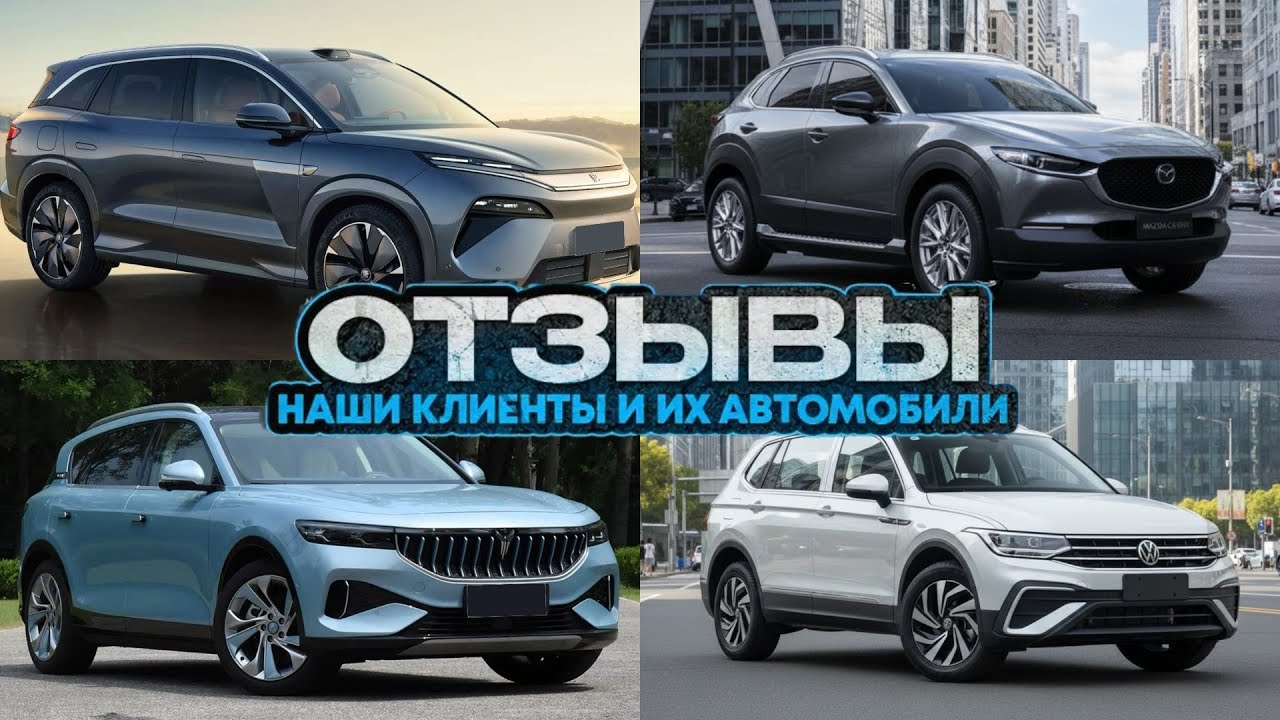 Отзывы клиентов Pandaway: BYD Tang L DM, Mazda CX-30 EV, Voyah Free и Volkswagen Tiguan L