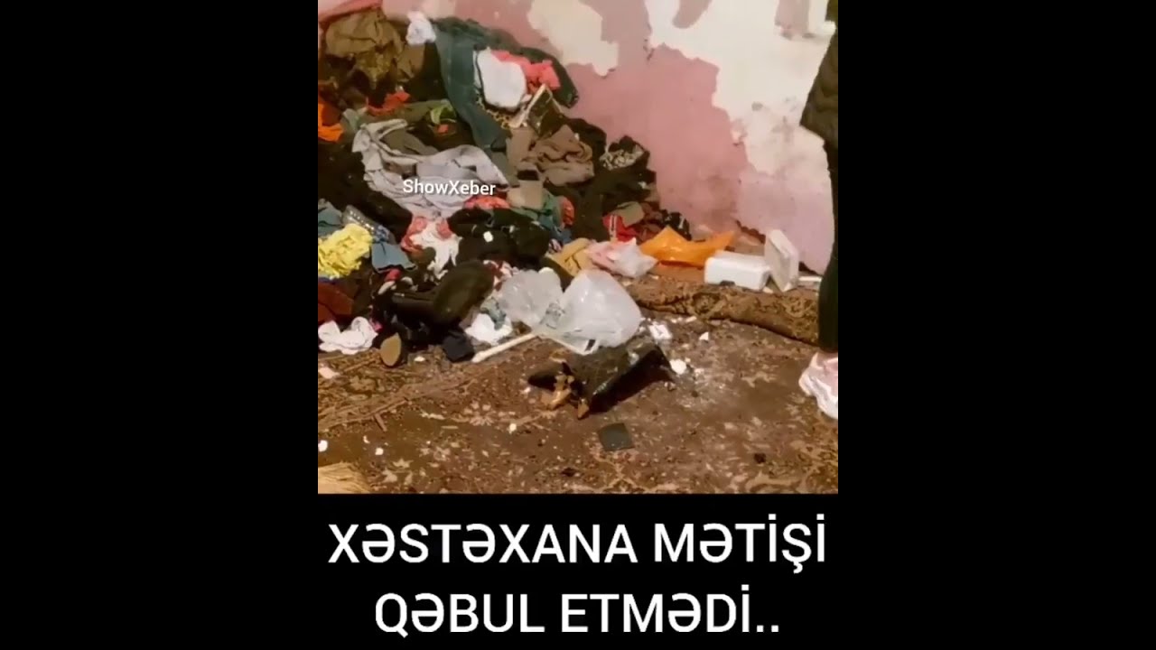 Xəstəxana Tarqovu Metişi qəbul etmədi. tək başına xəstə yatir