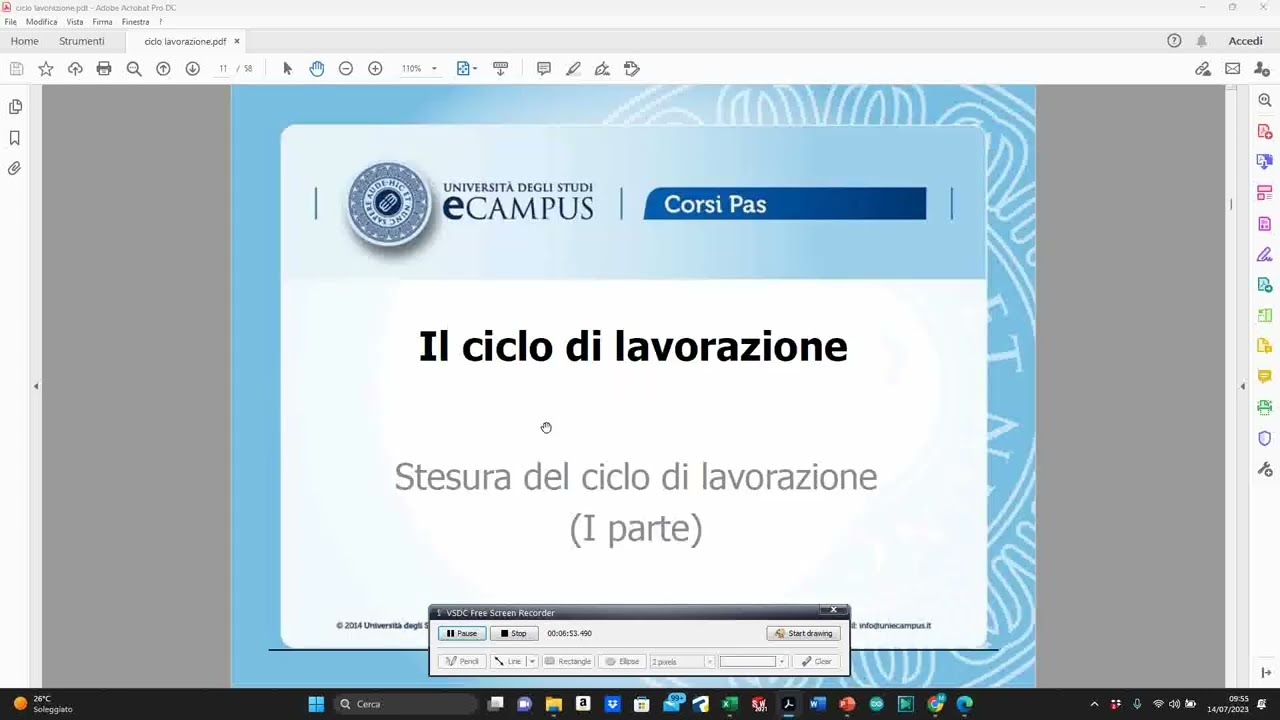5 LEZIONE CICLO LAVORO RIPASSO