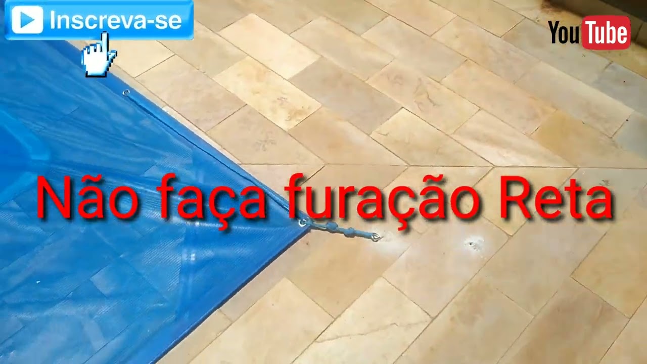 Piscina , Capa Tela e Lona para seguran&ccedil;a Piscina ,Como instalar