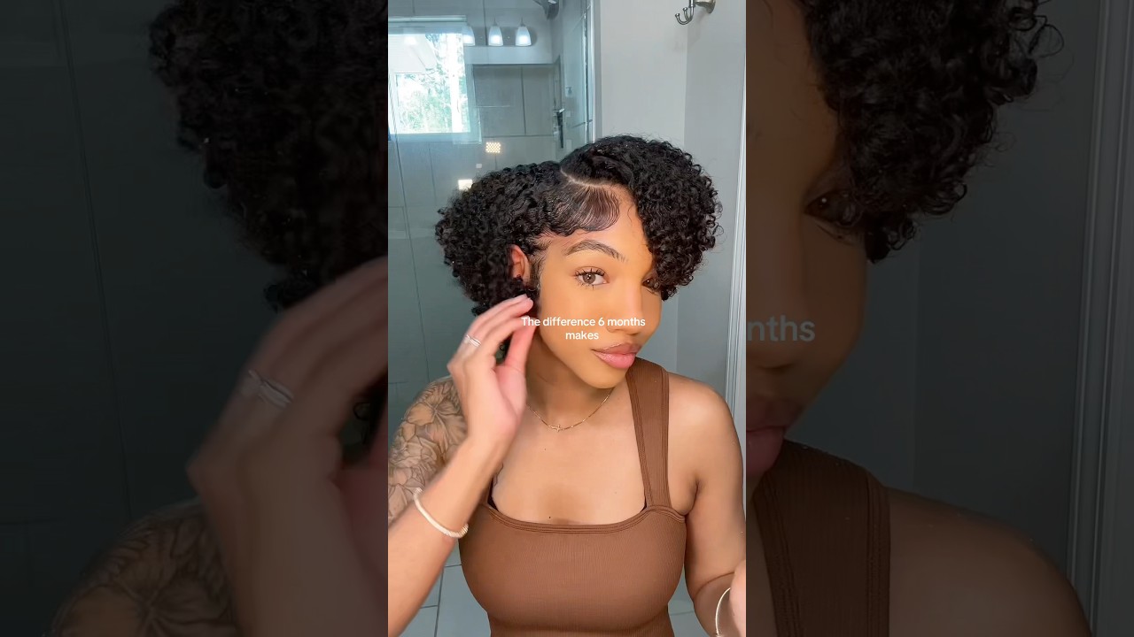 6 months of growth! #curlyhair #haircare #hairgrowth #hairgrowthjourney #bigchop #naturalhair