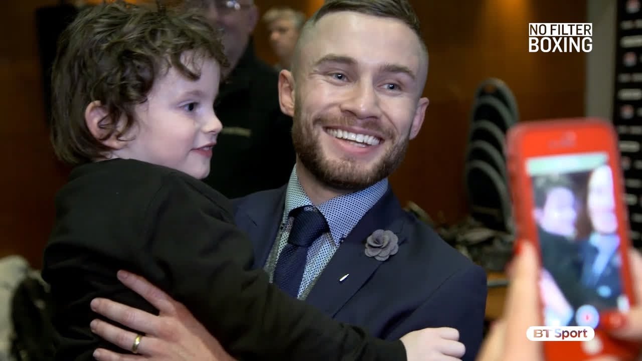 Carl Frampton catches up with his young pal who has cerebral palsy