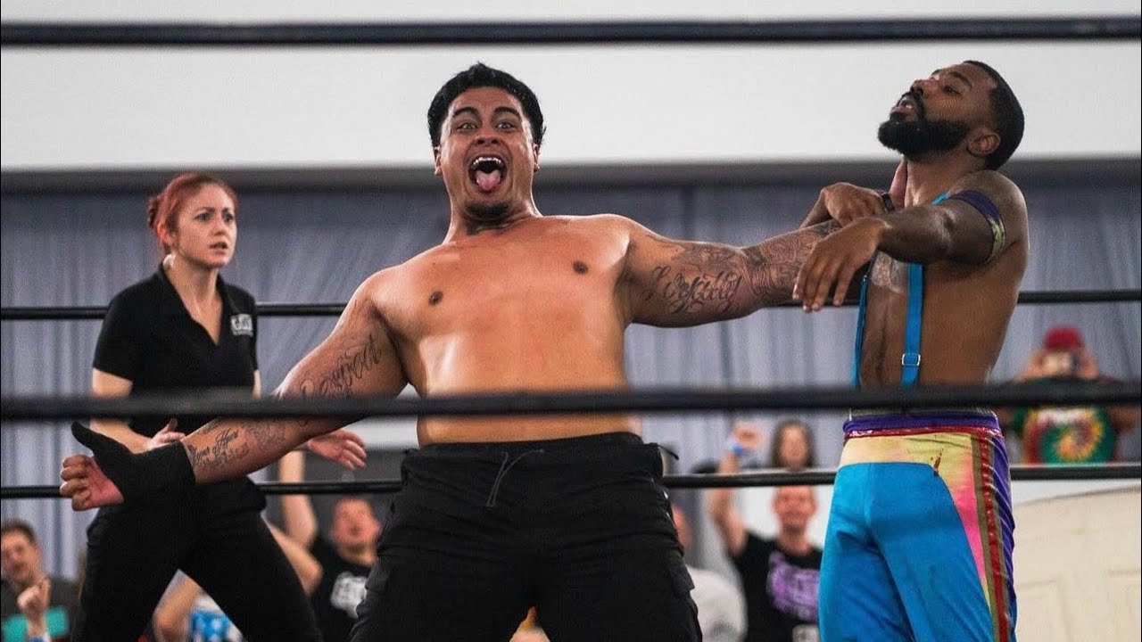 JACOB & ZILLA FATU FIRST TAG MATCH { GCW DEBUT }