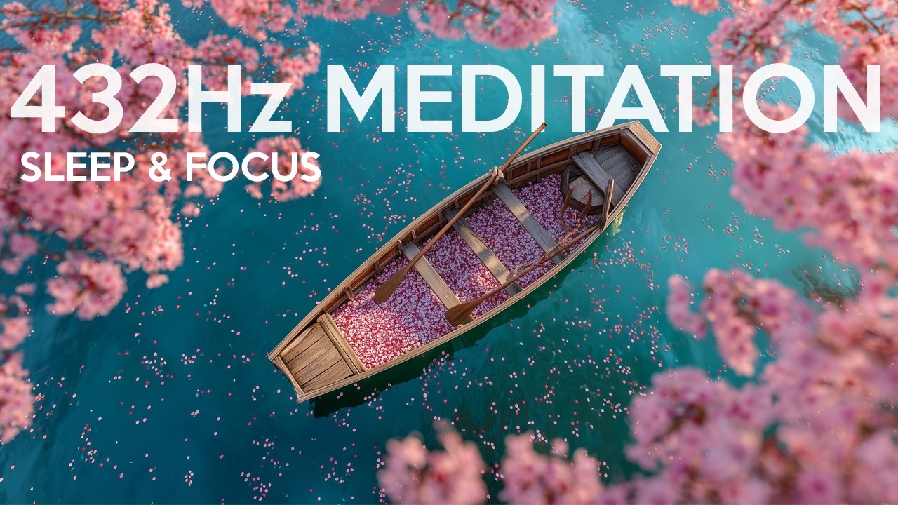 Meditation Music | 432 Hz for Reduced Stress/Anxiety Improved Sleep & Focus – Blosom Soundscape