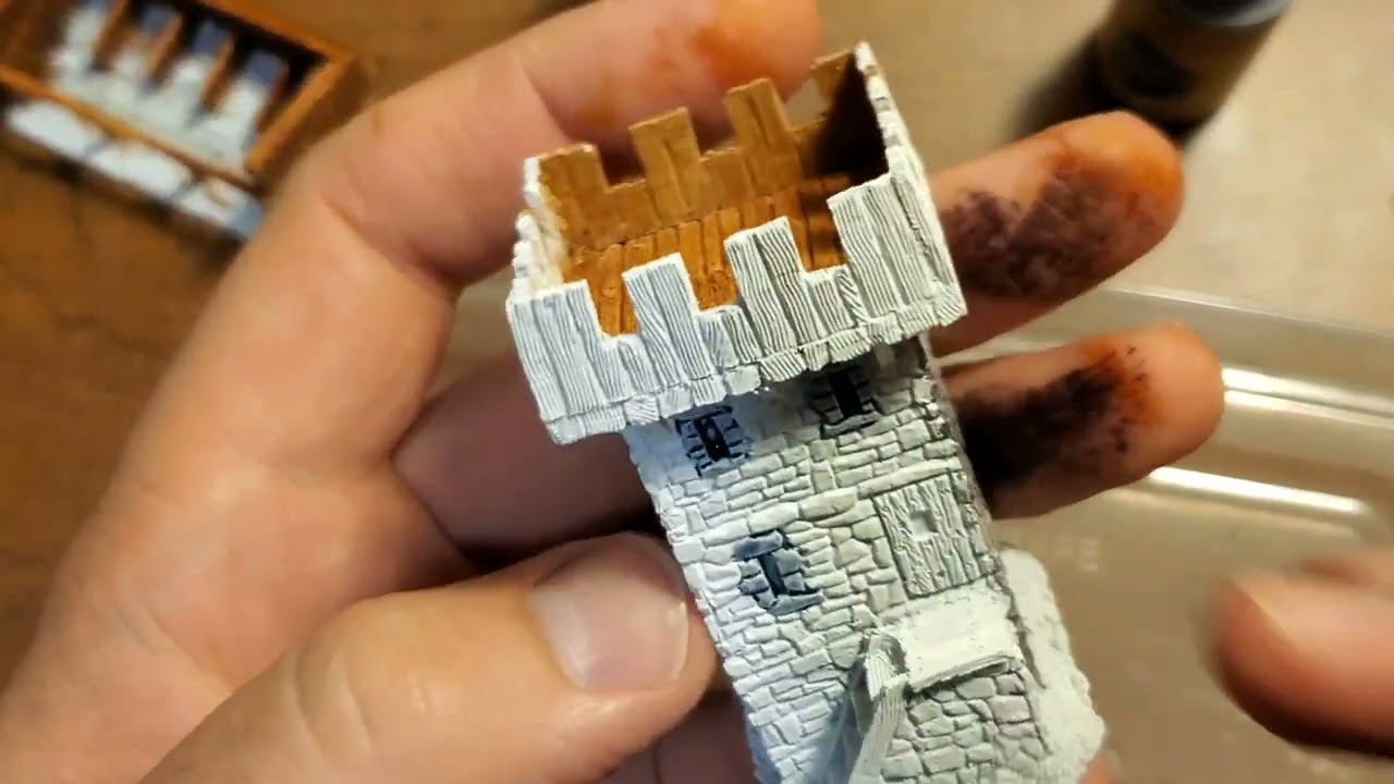 Spell Crow 10mm Building Review and Army Painter Speed Paint Video