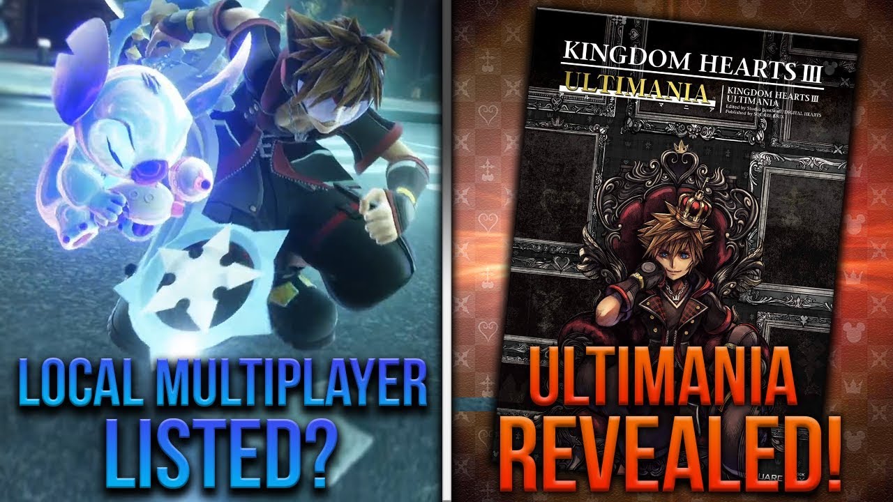 Kingdom Hearts 3 Ultimania Revealed! Local Multiplayer Listed? Jump Festa