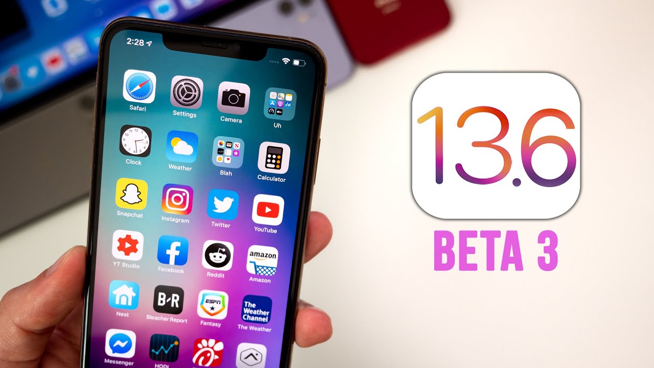iOS 13.6 Beta 3 Released - What's New?