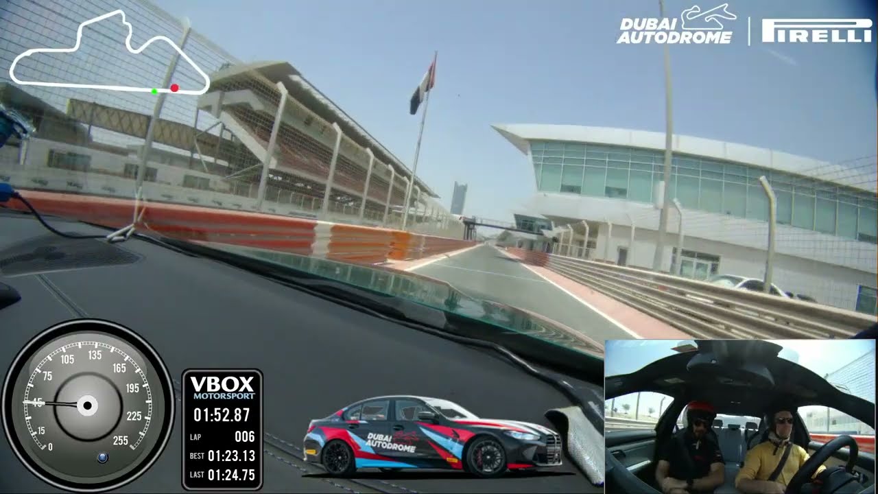 Dubai Autodrome BMW M3 Competition - driver Valerii Nikitin