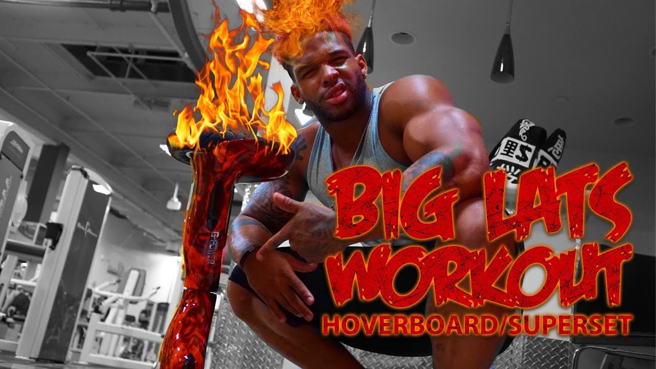 HOW TO GET A BIG Back: Crazy Hoverboard Workout | Terron Beckham