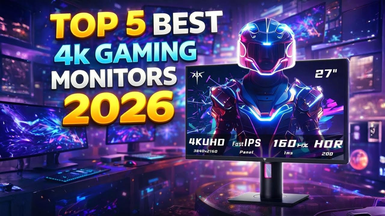 Top 5 Best 4k Gaming Monitor 2026 | 1440p, 240hz, 4K & OLED,  | Best Gaming Monitors for PC PS5 XBox