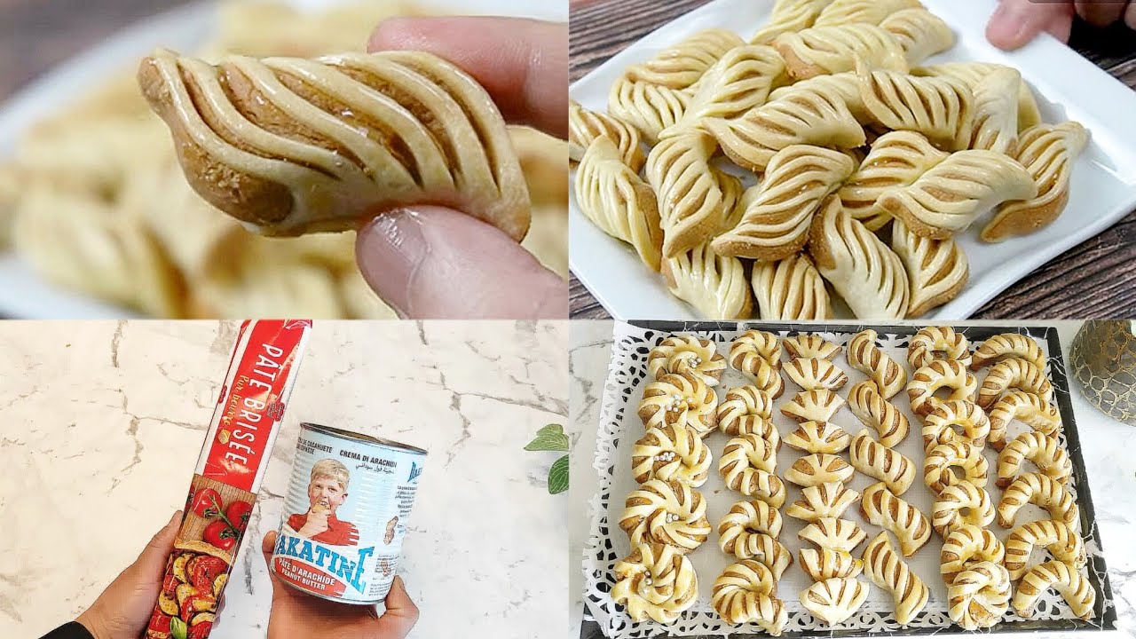 Si vous avez un rouleau pâte brisée et la pâte de cacahuète faites ce délicieux gâteau de l'aîd