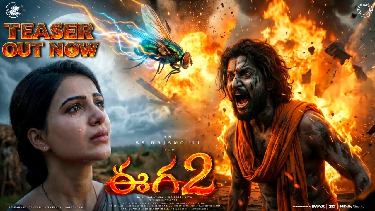 Трейлер EEGA 2 — Рам Чаран | Саманта | Нани | СС Раджамоули Вселенная | ММ Киравани | Eega 2 Трейлер