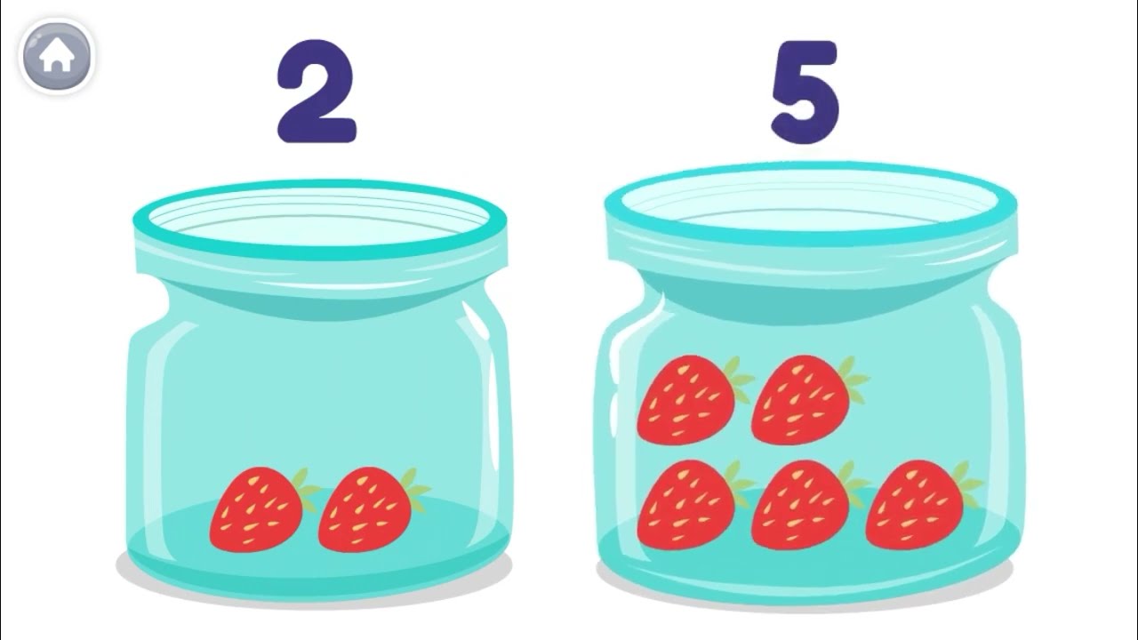 Grouping more numbers - Learn by counting and grouping more numbers - Group more for children