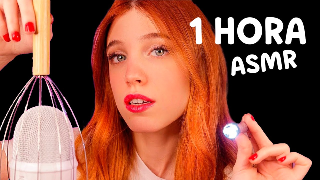 ASMR 1 HORA de SONIDOS RELAJANTES para que DUERMAS PROFUNDO 🩵🌙