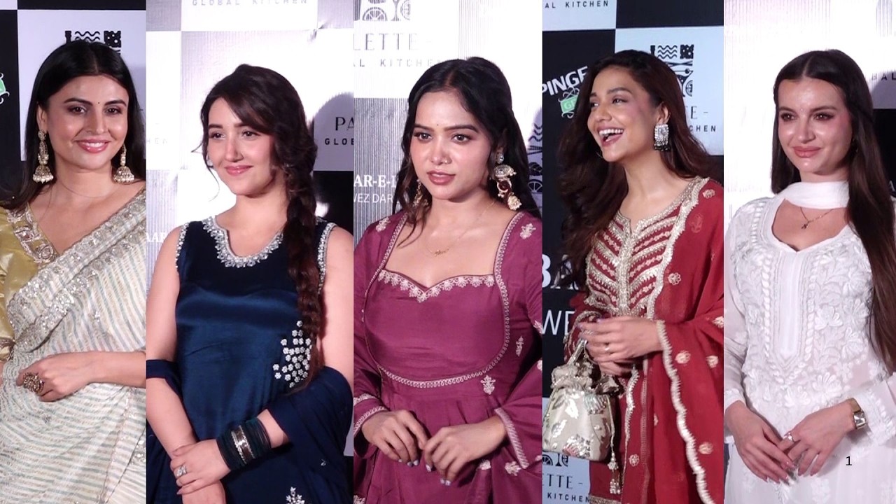 Manisha Rani, Ashnoor Kaur, Siwat, Divya, Khanzadi At Darbar-E-Iftaar & Awez Darbar Birthday party