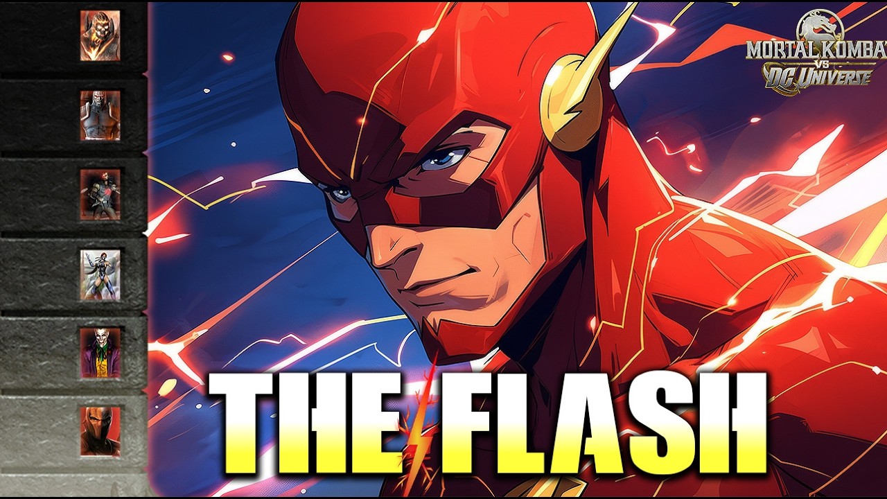 Mortal Kombat vs DC Universe – Flash Complete Arcade Ladder & Ending Cutscene