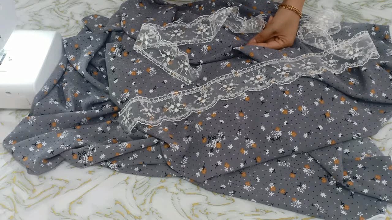 خياطة مودال اسدال الصلاة من قطعتين رووووعة 😍 راه طوندونس مع شرح مبسط للمبتدئات و قياس ستوندار 🌹🌹