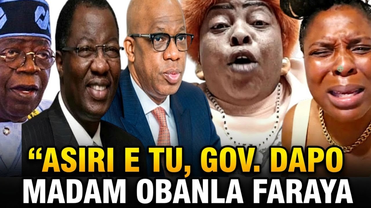 ASIRI TU! GOVERNOR DAPO ABIOSUN I REGRET VOTING FOR YOU, MADAM OBANLA BLOWHOT