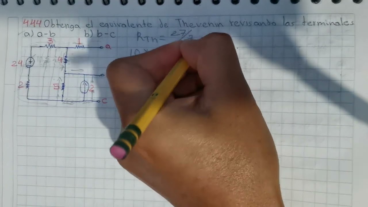 Fundamentos de circuitos eléctricos, Sadiku. Problemas resueltos (4.43-4.44)
