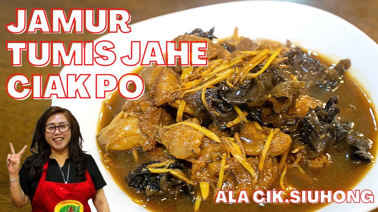 cara buat jamur monyet VEGETARIAN tumis jahe ala CIK.SIUHONG | menu coguek CIAKPO | ANTI GAGAL ENAK