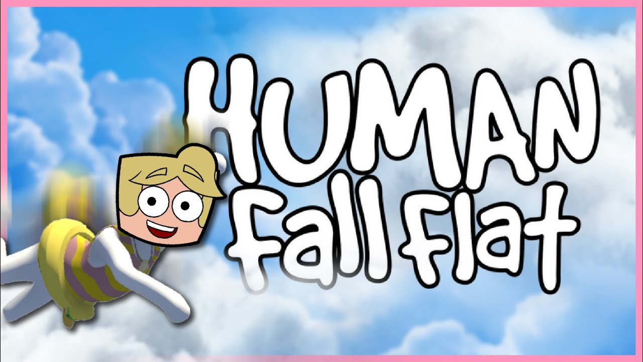 🔴Ragdoll Parkour in Human Fall Flat! With Skizz, Dot & Pups!