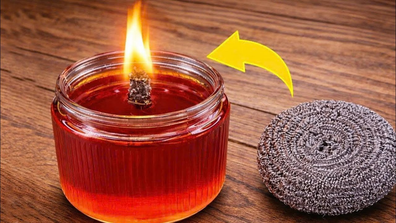 DIY Unlimited Candle Wick 🔥 FREE Energy That Burns Forever | No Gas, No Firewood