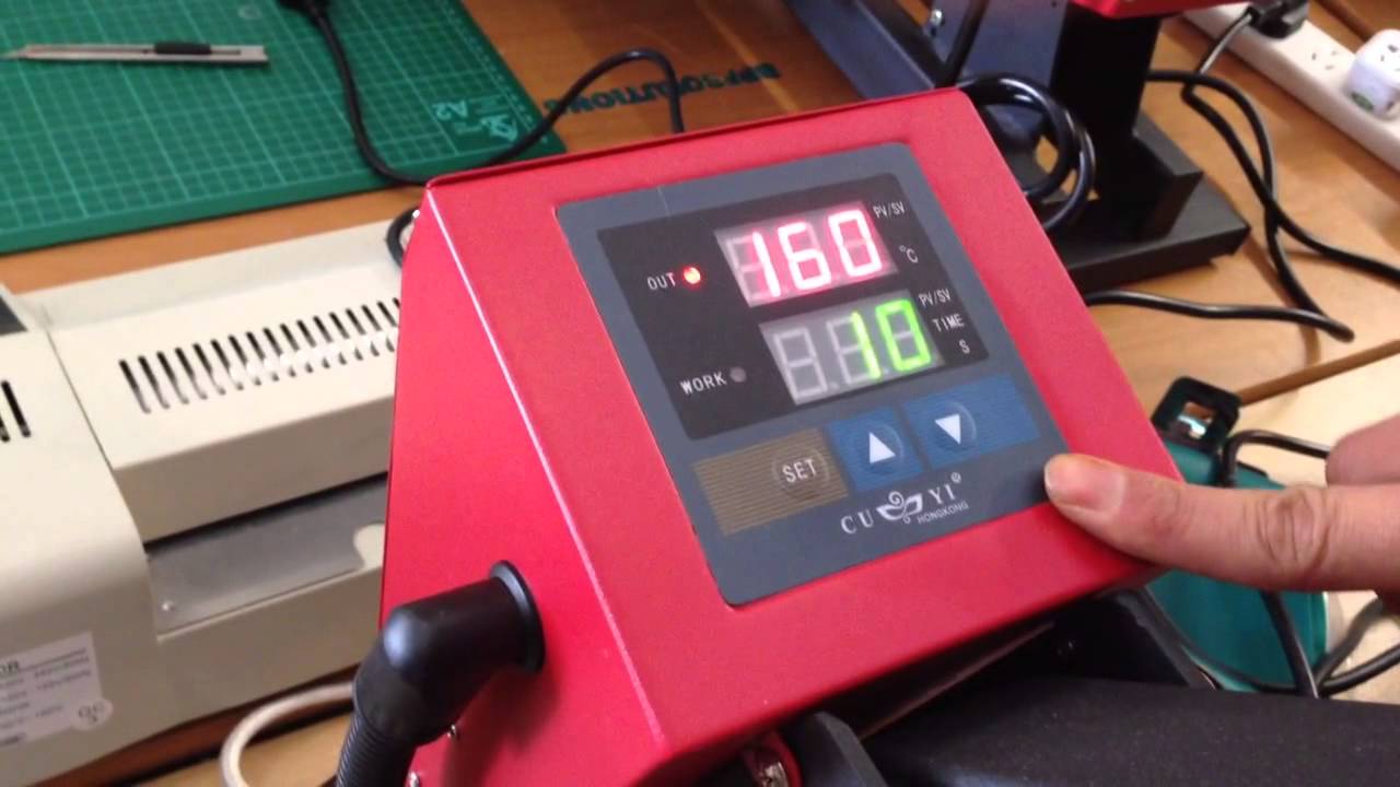 HEAT PRESS SET UP