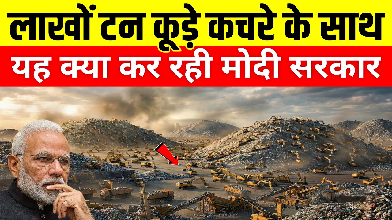 लाखों टन कूड़े कचरे के साथ ये क्या कर रही मोदी सर्कार देख कर दुनिया का सर चकराया | Ankit Awasthi Sir