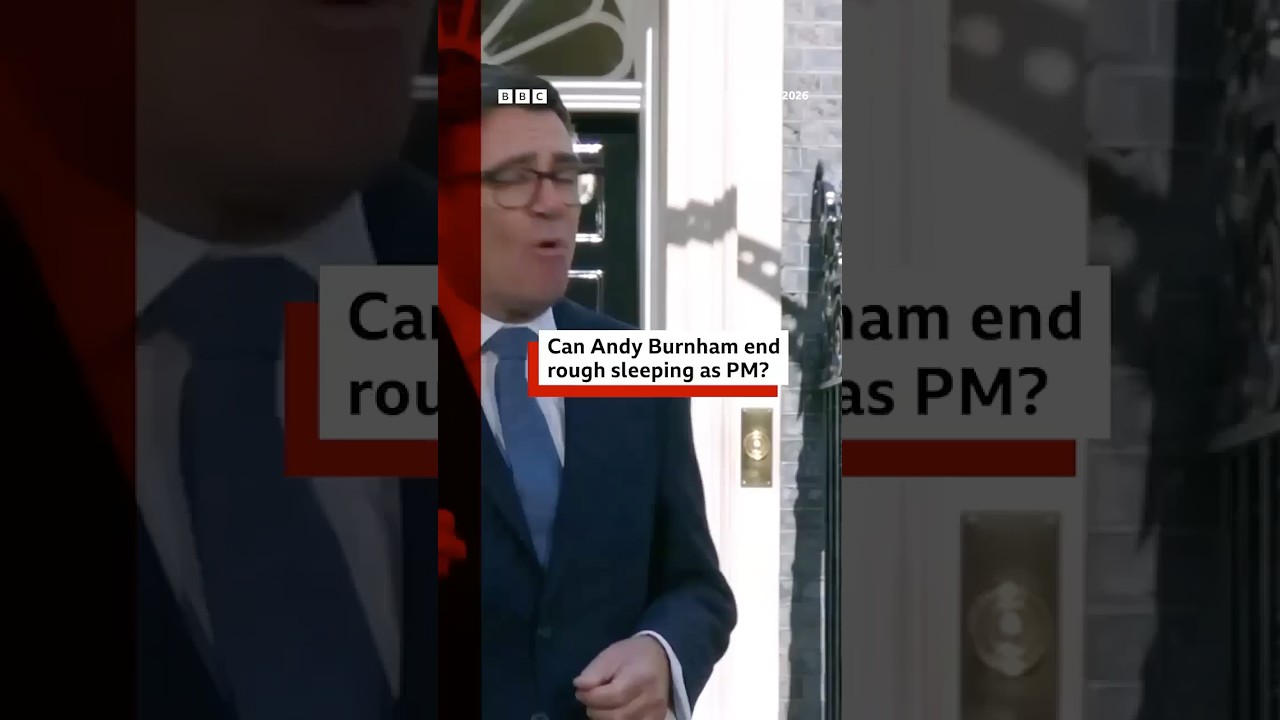 Can Andy Burnham end rough sleeping as PM? #AndyBurnham #BBCNews