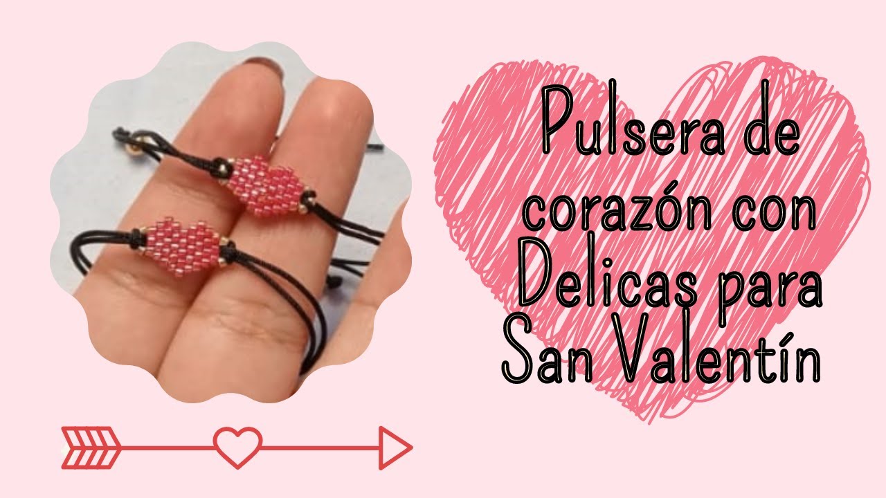 ❤️ Pulsera de corazón para San Valentín💗 | ✨ 14 de febrero ✨