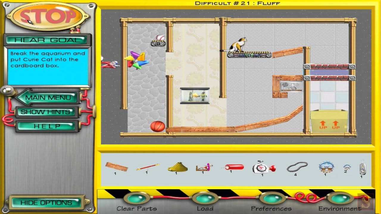 Return of The Incredible Machine Contraptions Walkthrough: Difficult Levels 13-24