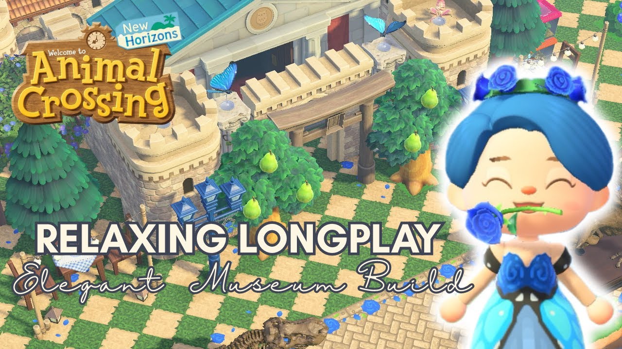 Elegant Museum Build ✨ ACNH Longplay | No Commentary | Relaxing Animal Crossing New Horizons Build